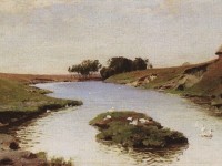 Пейзаж с рекой 1888г.