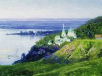 Монастырь над рекой -  1898 г.